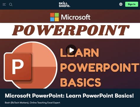 Top PowerPoint Courses Online .
